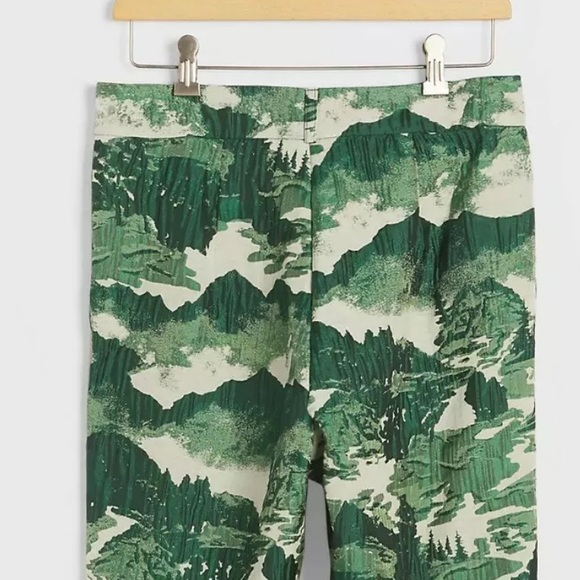 Anthro Eva Franco Landscape Jacquard Slim Pant NWT - Picture 5 of 10